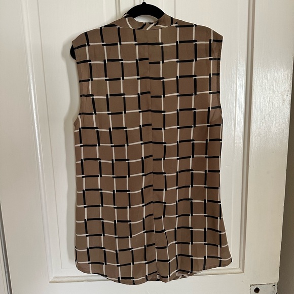 Gap - Patterned Cowl Neck Sleeveless Blouse - Picture 2 of 3